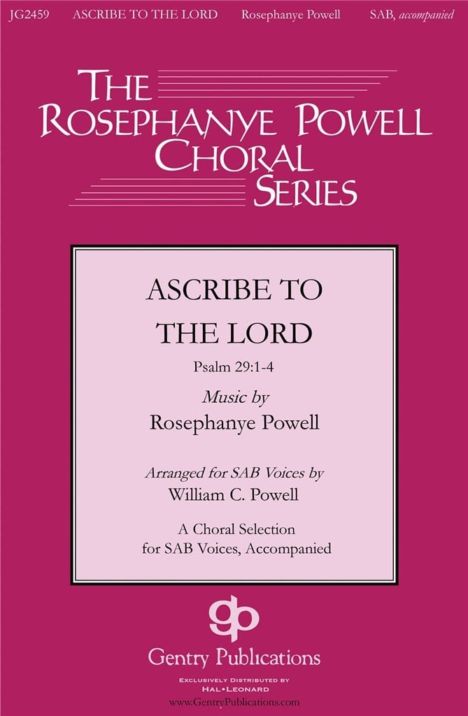 Ascribe to the Lord